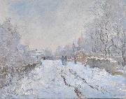 Claude Monet Snow at Argenteuil